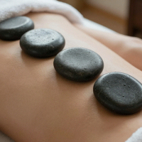 image of hot stones